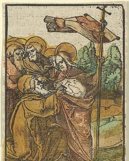 The Incredulity of Thomas, from Das Plenarium by Hans Schäufelein