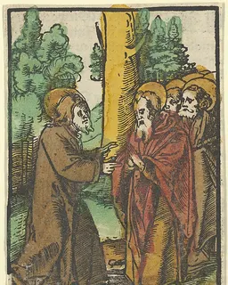 Christ Teaching the Disciples, 1, from Das Plenarium by Hans Schäufelein