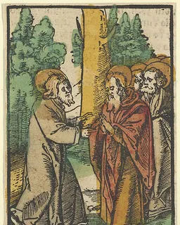 Christ Teaching the Disciples, 1, from Das Plenarium by Hans Schäufelein