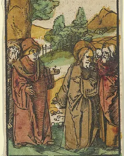 Christ Warning the Disciples of False Prophets, from Das Plenarium by Hans Schäufelein