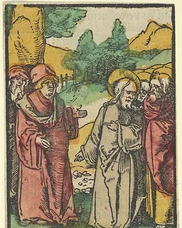 Christ Warning the Disciples of False Prophets, from Das Plenarium by Hans Schäufelein