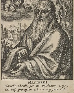 Matthew, from The Four Evangelists by Pieter Feddes van Harlingen