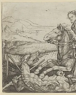 St. George and the Dragon by Master AG