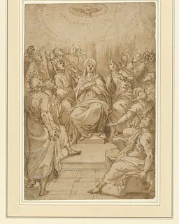 The Pentecost (The Descent of the Holy Spirit) by Cesare Nebbia