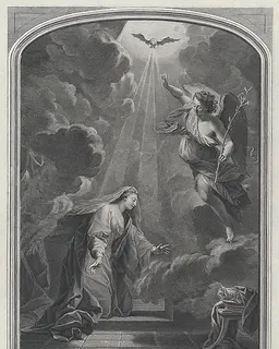The Annunciation by Jean Audran