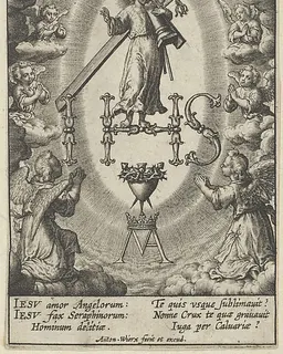 Sacred Monogram by Antonius Wierix, II