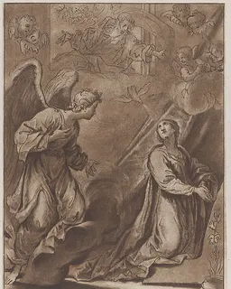 The Annunciation, after Poccetti by Bernardino Poccetti