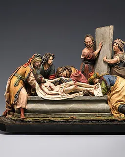 The Entombment of Christ by Luisa Roldán, called La Roldana