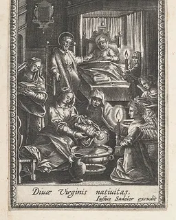 The Birth of the Virgin by Anonymous