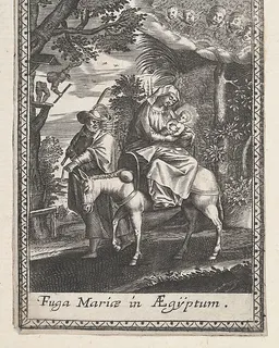 The Flight into Egypt by Anonymous