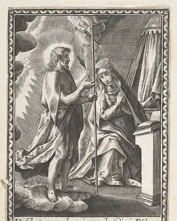 Christ Appearing to His Mother by Anonymous