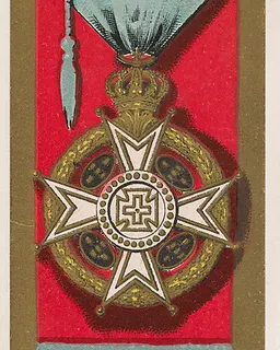 Order of Christ, Portugal, from the Military Series (N224) issued by Kinney Tobacco Company to promote Sweet Caporal Cigarettes by Kinney Brothers Tobacco Company