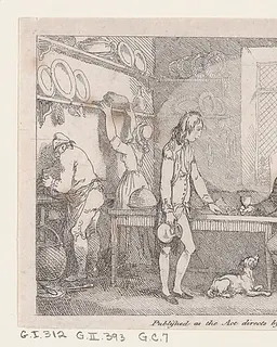 Young Adams Catechised by Parson Adams, from "The Adventures of Joseph Andrews, and his friend Mr. Abraham Adams" by Thomas Rowlandson