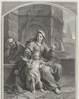 The Holy Family by Jacques Nicolas Tardieu