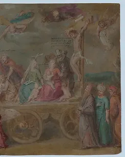 The Triumph of the Word of God, from "Triumph of the Catholic Church" (oil sketch for a painting of the same subject) by Otto van Veen