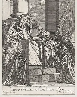 The Pesaro Madonna by Valentin Lefebvre
