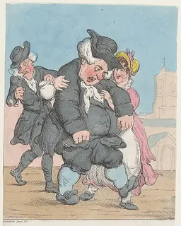 Vicar and Moses by Thomas Rowlandson