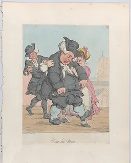 Vicar and Moses by Thomas Rowlandson