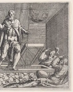 The Risen Christ, from Old and New Testaments by Augustin Hirschvogel