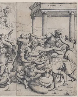 The Massacre of the Innocents by Augustin Hirschvogel