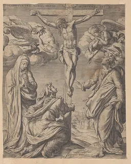 The Lamentation by Hieronymus (Jerome) Wierix