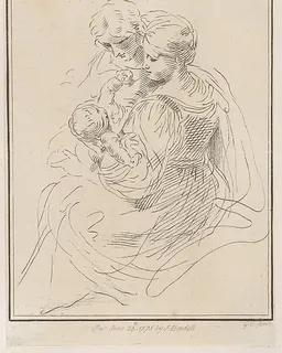 Madonna and Child with Saint Anne by Giuseppe Canale