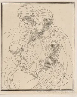 Madonna and Child with Saint Anne by Giuseppe Canale