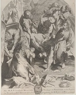 The Entombment by Giovanni Temini