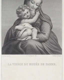 Virgin and Child (La Vierge du Musée de Parme) by Jean Marie Leroux