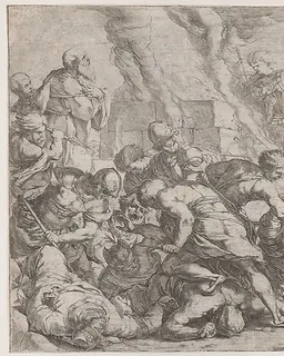 The Sacrifice of Elijah by Luca Giordano