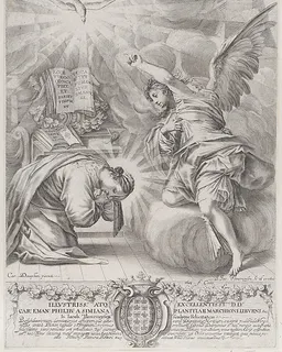 The Annunciation by Johann Jakob Thurneysen, the Elder