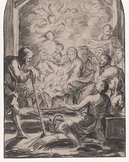 Adoration of the Shepherds by Jan Boeckhorst