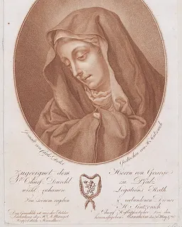 Head of the Madonna by Heinrich Sintzenich