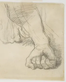 Study of Hands for "Christ Among the Doctors" by Jean Auguste Dominique Ingres