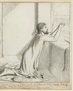 Daniel Praying by William Holman Hunt