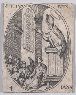 Saint Titus, Bishop by Anonymous (Met Open Access)