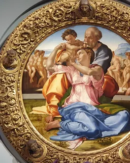 Doni Tondo (Holy Family) by Michelangelo Buonarroti