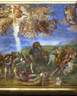 The Conversion of Saul by Michelangelo Buonarroti