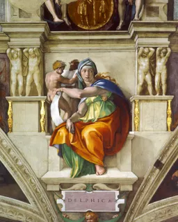 The Delphic Sibyl by Michelangelo Buonarroti