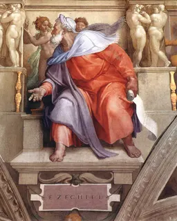 The Prophet Ezekiel by Michelangelo Buonarroti