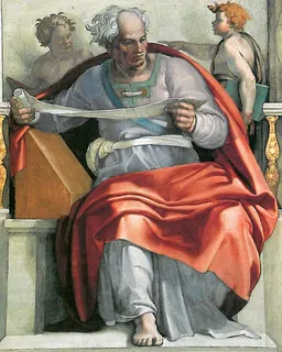 The Prophet Joel by Michelangelo Buonarroti