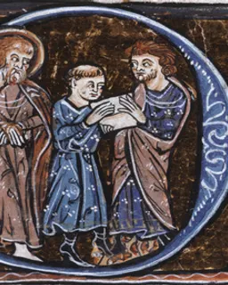 Onesimus and Philemon by Anonymous (devotional engraver)