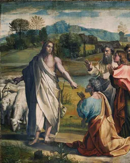 Christ's Charge to Peter by Raffaello Sanzio da Urbino