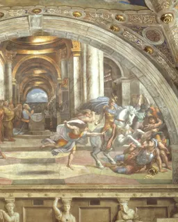 The Expulsion of Heliodorus from the Temple by Raffaello Sanzio da Urbino