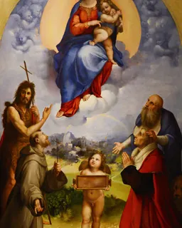 Madonna of Foligno by Raffaello Sanzio da Urbino