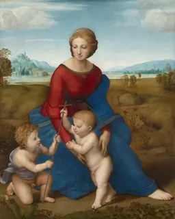 Madonna of the Meadow by Raffaello Sanzio da Urbino