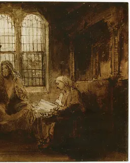 Christ in the House of Martha and Mary by Rembrandt van Rijn