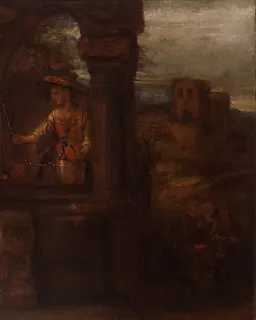 Christ and the Woman of Samaria by Rembrandt van Rijn