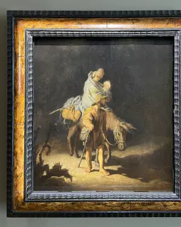 The Flight into Egypt by Rembrandt van Rijn