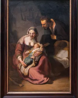 The Holy Family by Rembrandt van Rijn